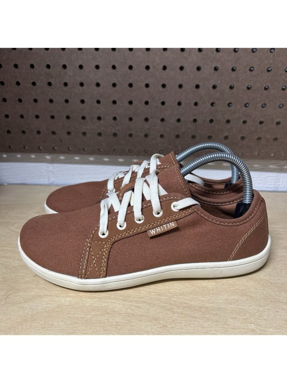 Whitin Barefoot Minimalist Shoes Brown Rust Size 39 Lace Up US 8-8.5